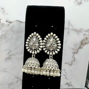 Vintage style bohemian dangle fringe earrings